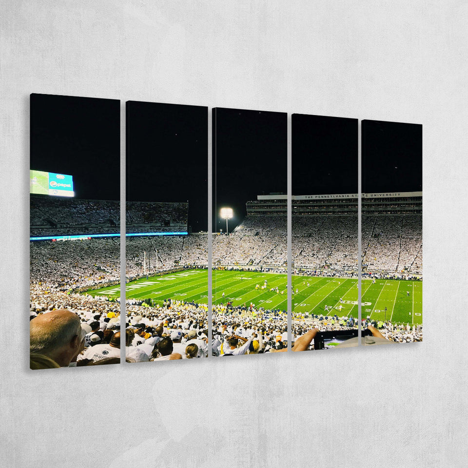Beaver Football Stadium The Pennysylvania State University American,Multi Panels B,Sport Stadium Art Prints, Fan Gift
