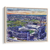 Beaver Stadium Pennsylvania State Football Stadium Watercolor, Sport Art Prints Fan Gift, Framed Canvas Prints Wall Art Decor