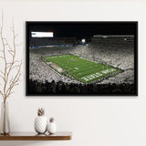 Beaver Stadium Framed Canvas Prints Penn State Wall Art Pennsylvania,Sport Stadium Art Prints, Fan Gift