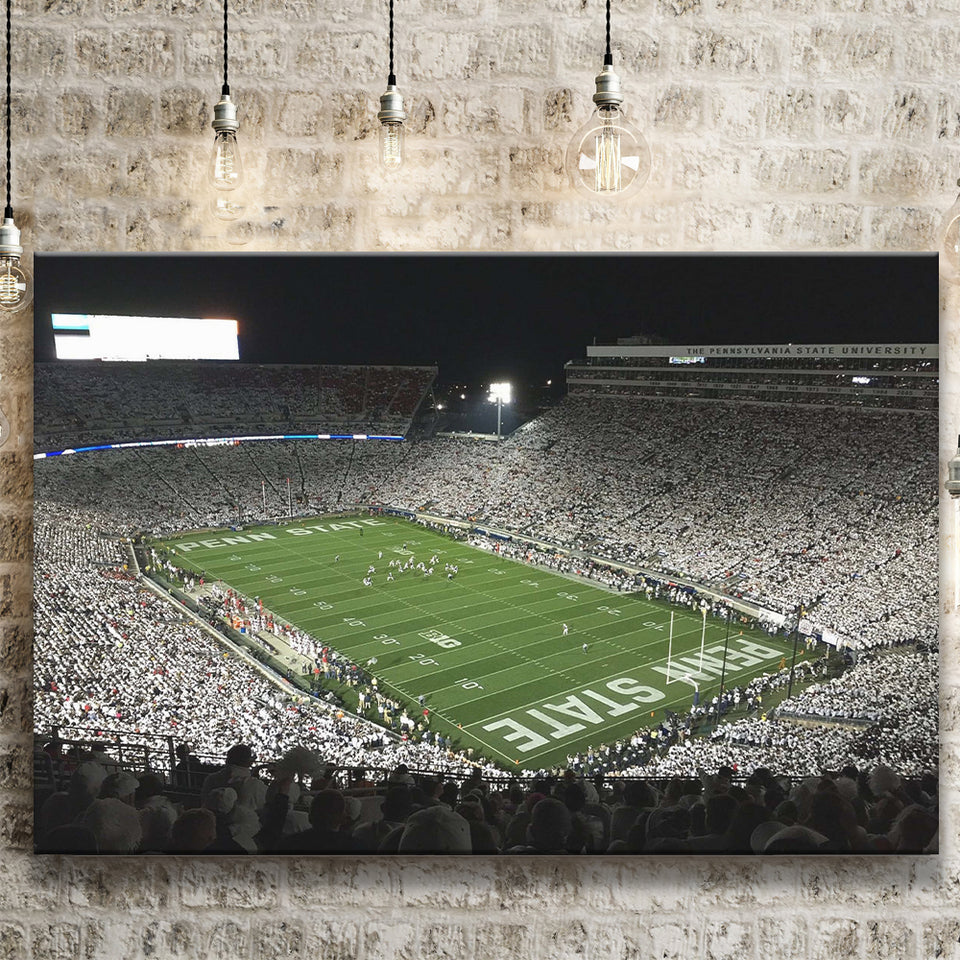 Beaver Stadium Canvas Prints Penn State Wall Art Pennsylvania,Sport Stadium Art Prints, Fan Gift, Wall Decor