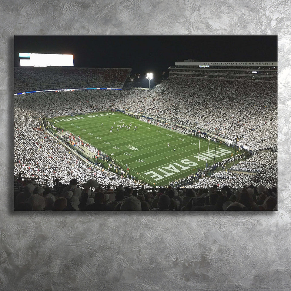 Beaver Stadium Canvas Prints Penn State Wall Art Pennsylvania,Sport Stadium Art Prints, Fan Gift, Wall Decor