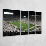Beaver Stadium Canvas Prints Penn State Wall Art Pennsylvania,Multi Panels B,Sport Stadium Art Prints, Fan Gift