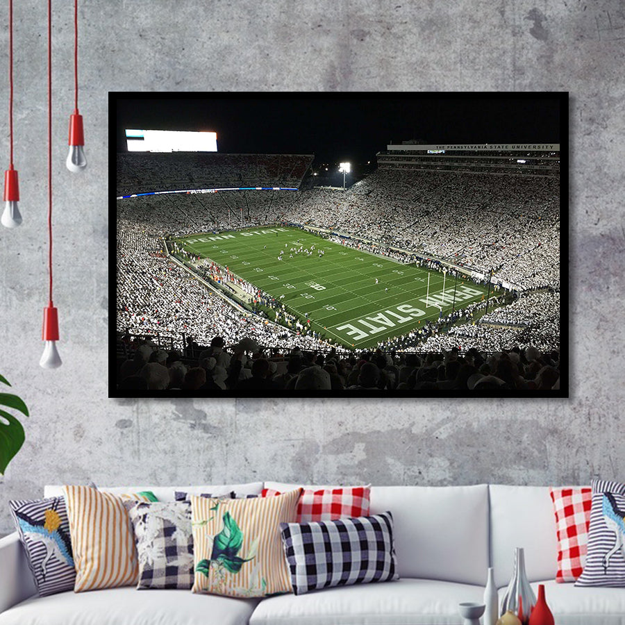 Beaver Stadium Art Prints Penn State Wall Art Pennsylvania,Sport Stadium Art Prints, Fan Gift, Wall Decor
