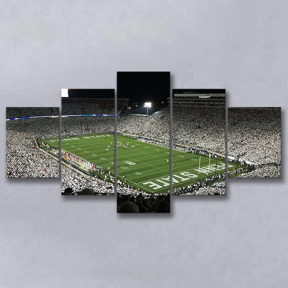 Beaver Stadium Canvas Prints Penn State Wall Art Pennsylvania,Multi Panels,Sport Stadium Art Prints, Fan Gift