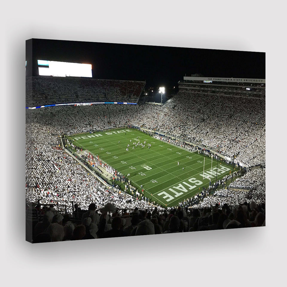 Beaver Stadium Canvas Prints Penn State Wall Art Pennsylvania,Sport Stadium Art Prints, Fan Gift, Wall Decor