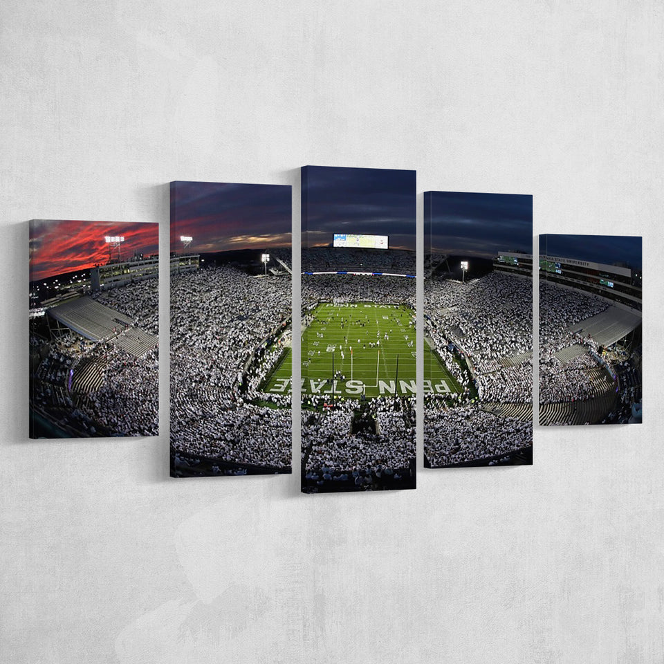 Beaver Stadium, Stadium Canvas, Sport Art, Large Canvas,V1 Multi Panels, Canvas Prints Wall Art Decor