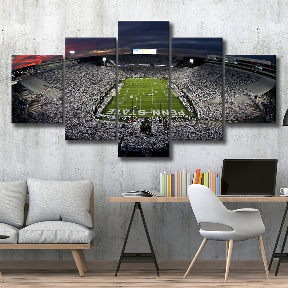 Beaver Stadium, Stadium Canvas, Sport Art, Large Canvas,V1 Multi Panels, Canvas Prints Wall Art Decor