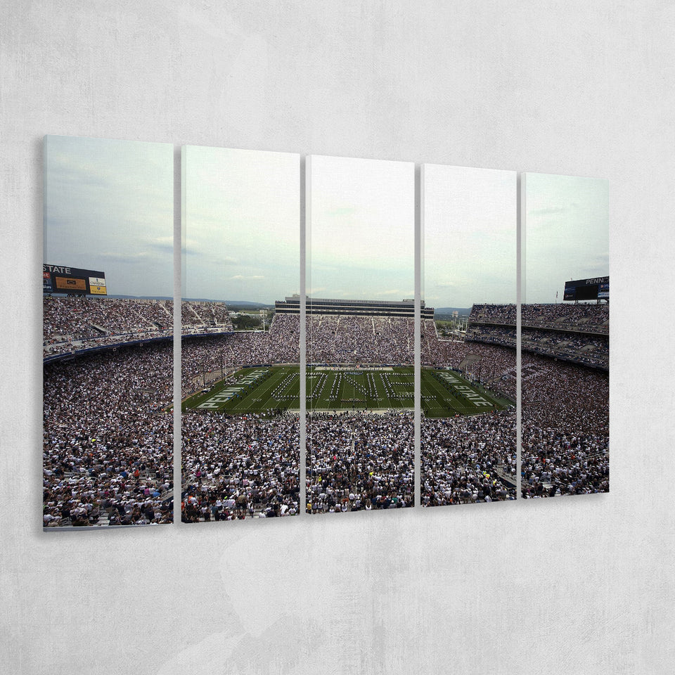 Beaver Stadium, Stadium Canvas, Sport Art, Gift for him, Multi Panels B, Canvas Prints Wall Art Decor