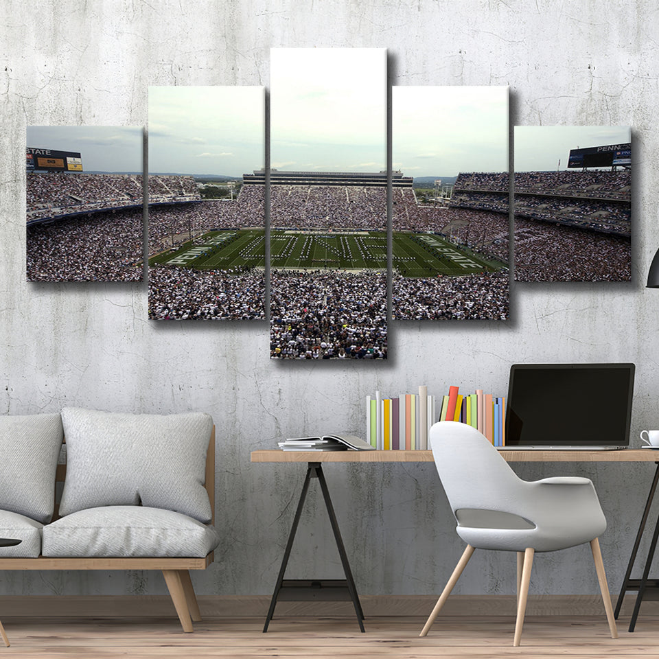 Beaver Stadium, Stadium Canvas, Sport Art, Large Canvas, Multi Panels, Canvas Prints Wall Art Decor
