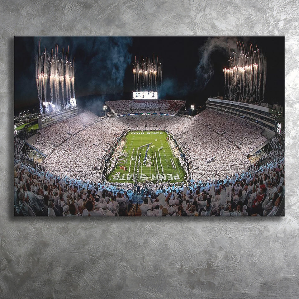 Beaver Stadium in Pa, Stadium Canvas, Sport Art, Gift for him, Fan Gift, Canvas Prints Wall Art Decor