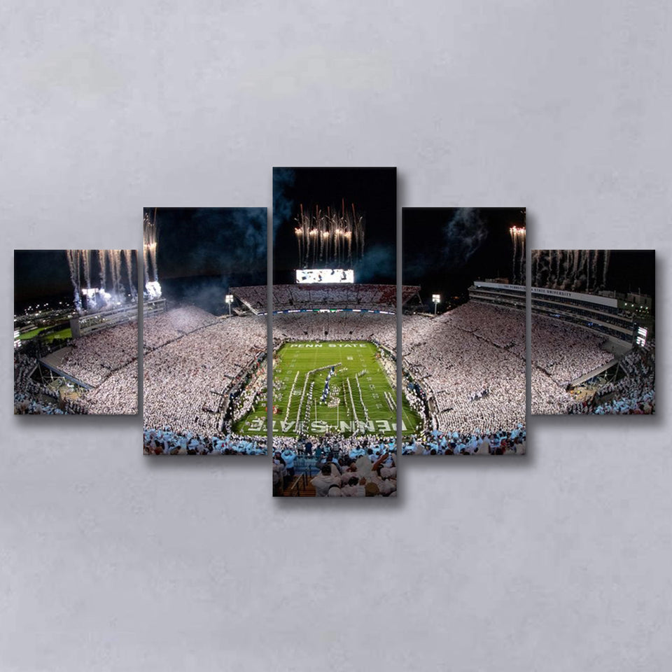 Beaver Stadium in Pa, Stadium Canvas, Sport Art, Large Canvas, Multi Panels, Canvas Prints Wall Art Decor
