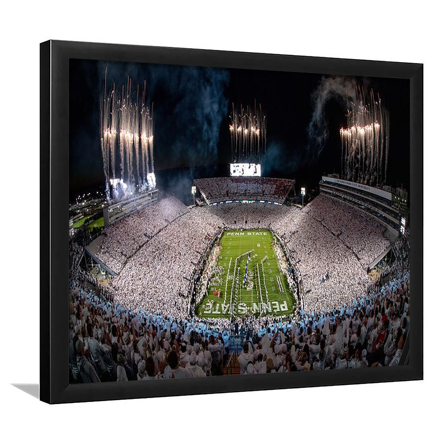 Beaver Stadium in Pa, Stadium Canvas, Sport Art, Gift for him, Framed Art Prints Wall Art Decor, Framed Picture