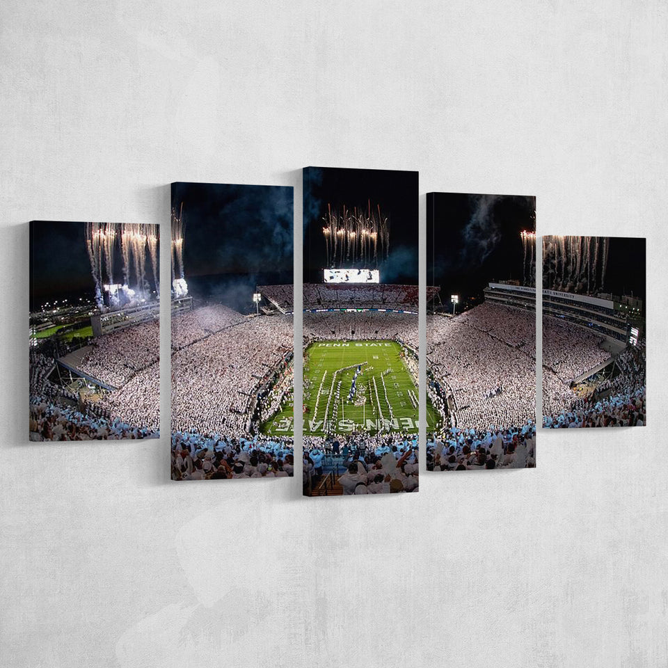 Beaver Stadium in Pa, Stadium Canvas, Sport Art, Large Canvas, Multi Panels, Canvas Prints Wall Art Decor