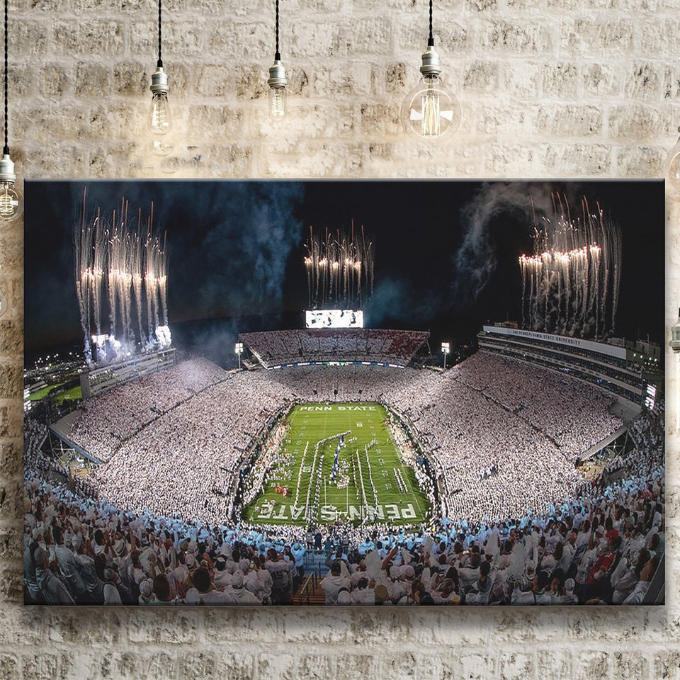 Beaver Stadium in Pa, Stadium Canvas, Sport Art, Gift for him, Fan Gift, Canvas Prints Wall Art Decor