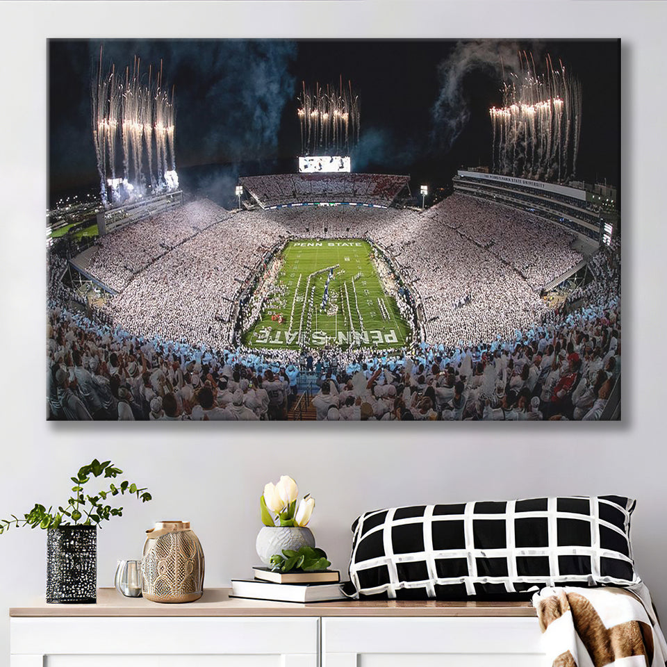 Beaver Stadium in Pa, Stadium Canvas, Sport Art, Gift for him, Fan Gift, Canvas Prints Wall Art Decor