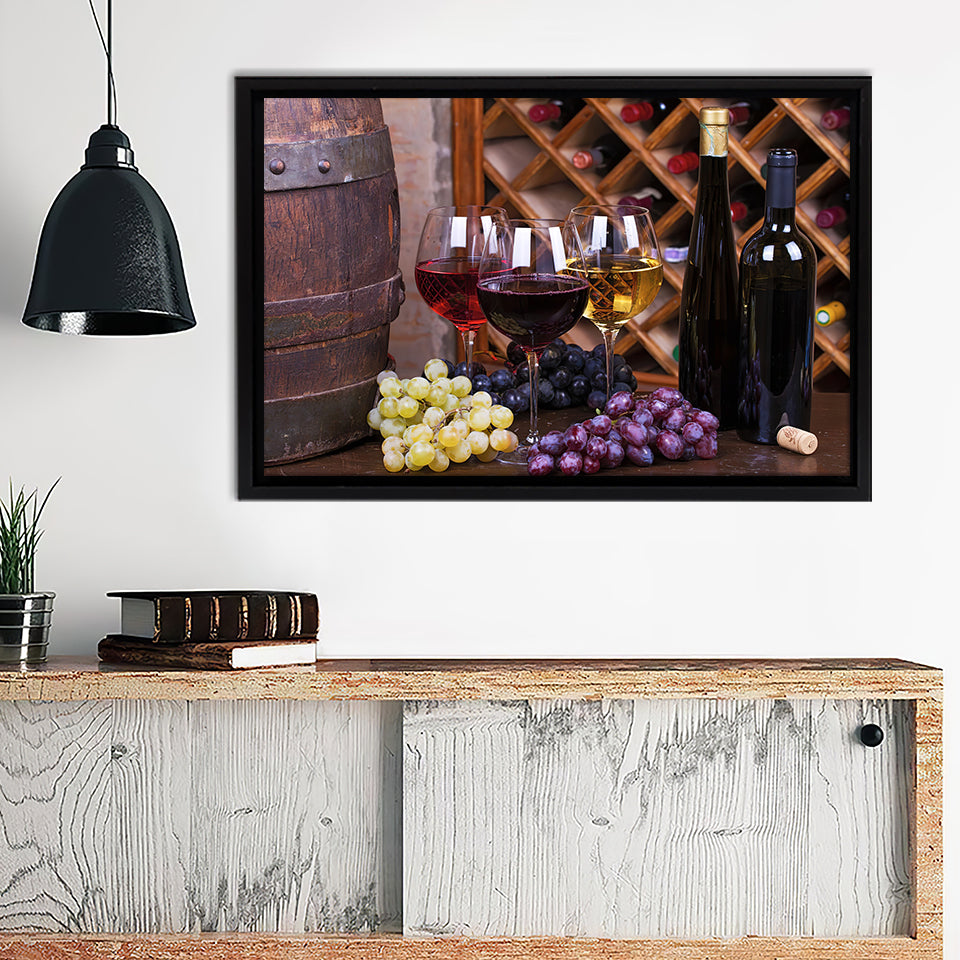 Beer And Wine Tasting Events In Southern California Framed Canvas Wall –  UnixCanvas