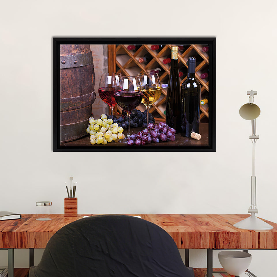 Beer And Wine Tasting Events In Southern California Framed Canvas Wall Art - Canvas Prints, Painting Canvas,Framed Prints