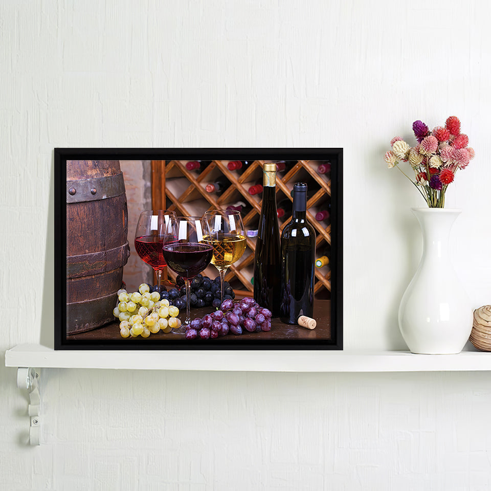 Beer And Wine Tasting Events In Southern California Framed Canvas Wall Art - Canvas Prints, Painting Canvas,Framed Prints