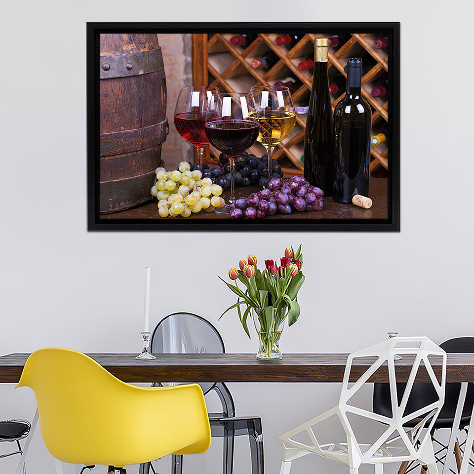 Beer And Wine Tasting Events In Southern California Framed Canvas Wall Art - Canvas Prints, Painting Canvas,Framed Prints