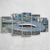 Beijing National Stadium, Stadium Canvas, Sport Art, Large Canvas, Multi Panels, Canvas Prints Wall Art Decor
