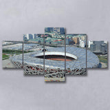 Beijing National Stadium, Stadium Canvas, Sport Art, Large Canvas, Multi Panels, Canvas Prints Wall Art Decor