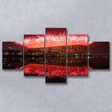 Beijing National Stadium at Night, Stadium Canvas, Sport Art, Large Canvas, Multi Panels, Canvas Prints Wall Art Decor