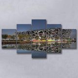Beijng National Stadium, Stadium Canvas, Sport Art, Large Canvas, Multi Panels, Canvas Prints Wall Art Decor