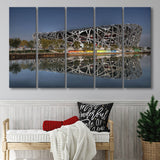 Beijng National Stadium, Stadium Canvas, Sport Art, Gift for him, Multi Panels B, Canvas Prints Wall Art Decor