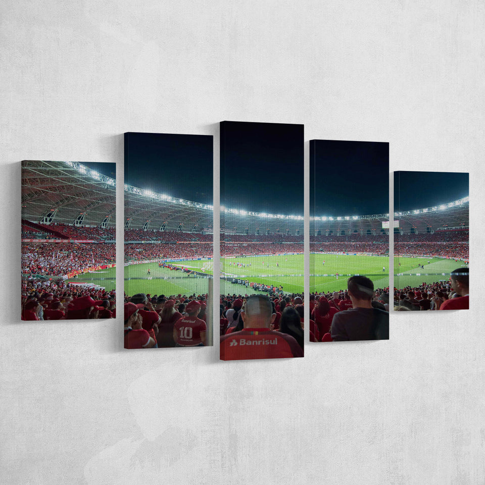 Beira Rio Stadium Brazil, Stadium Canvas, Sport Art, Large Canvas, Multi Panels, Canvas Prints Wall Art Decor