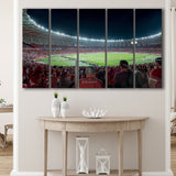 Beira Rio Stadium Brazil, Stadium Canvas, Sport Art, Gift for him, Multi Panels B, Canvas Prints Wall Art Decor