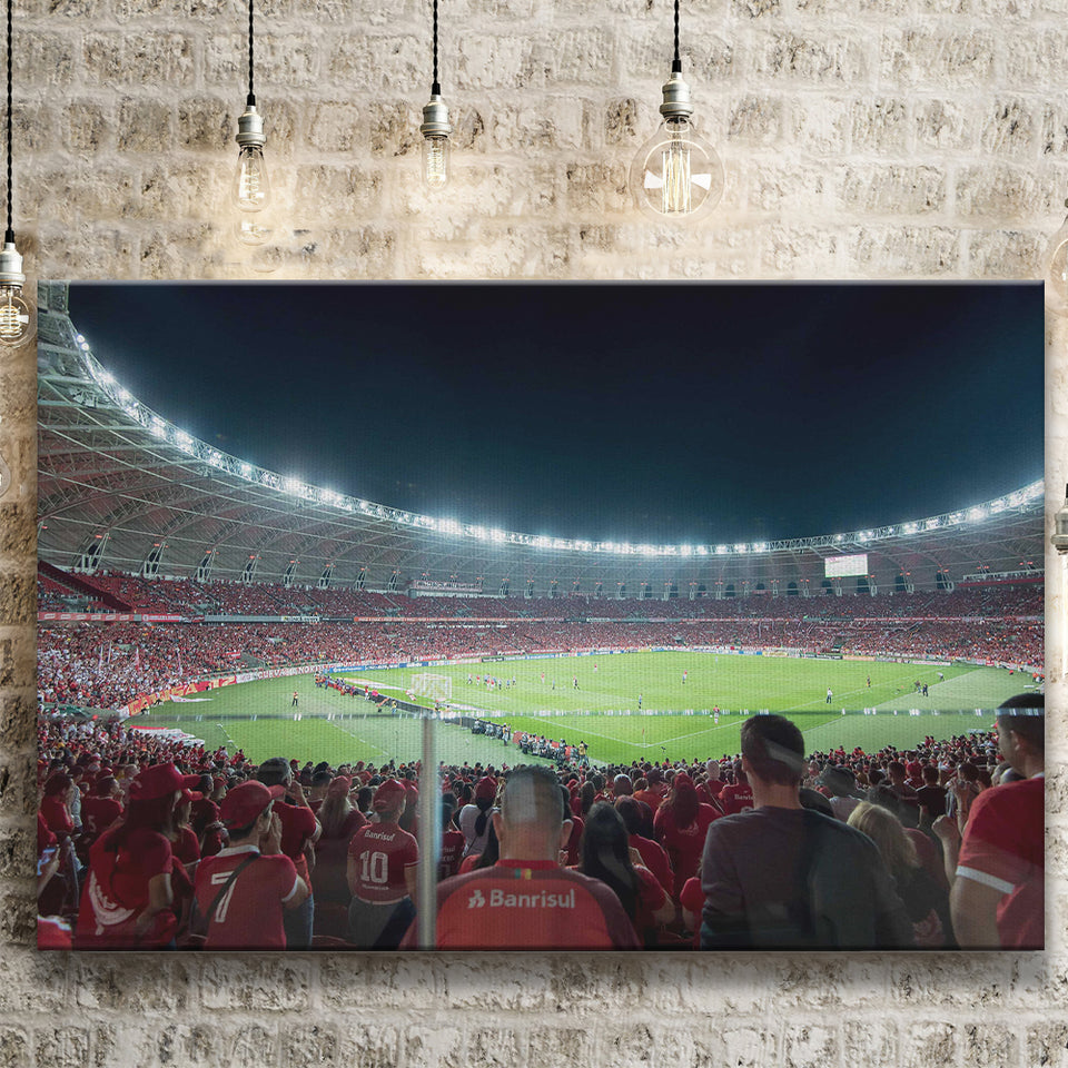 Beira Rio Stadium Brazil, Stadium Canvas, Sport Art, Gift for him, Fan Gift, Canvas Prints Wall Art Decor