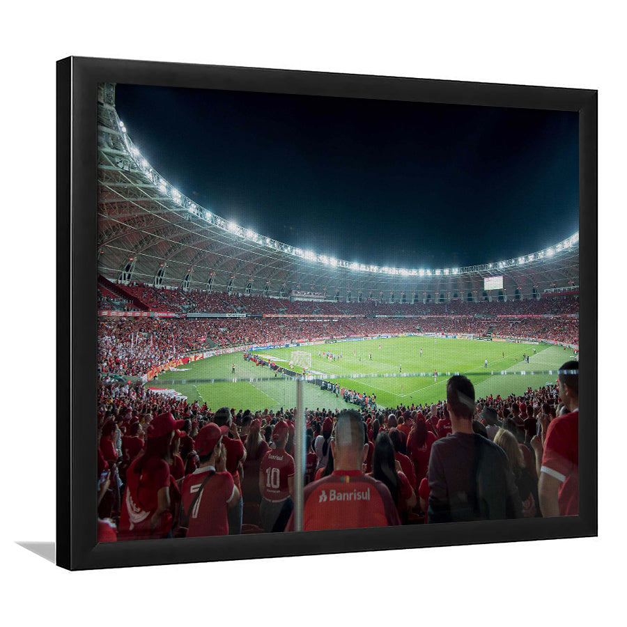 Beira Rio Stadium Brazil, Stadium Canvas, Sport Art, Gift for him, Framed Art Prints Wall Art Decor, Framed Picture