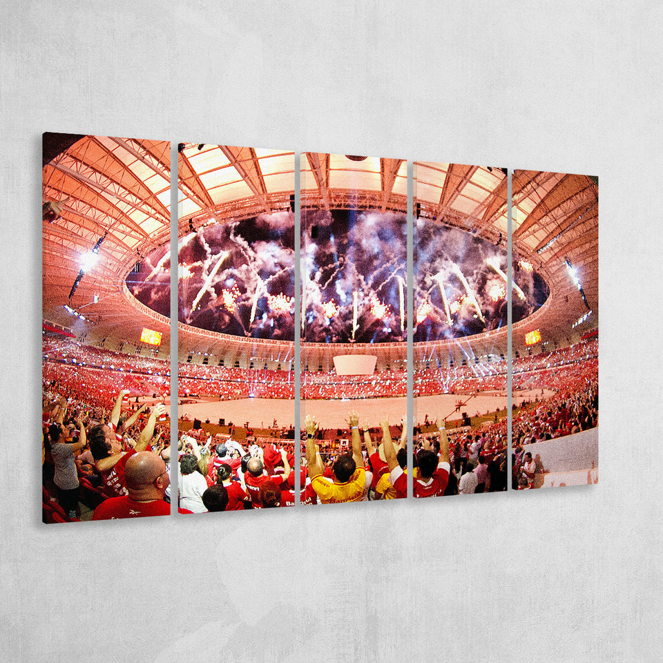 Beira Rio Stadium Event, Stadium Canvas, Sport Art, Gift for him, Multi Panels B, Canvas Prints Wall Art Decor