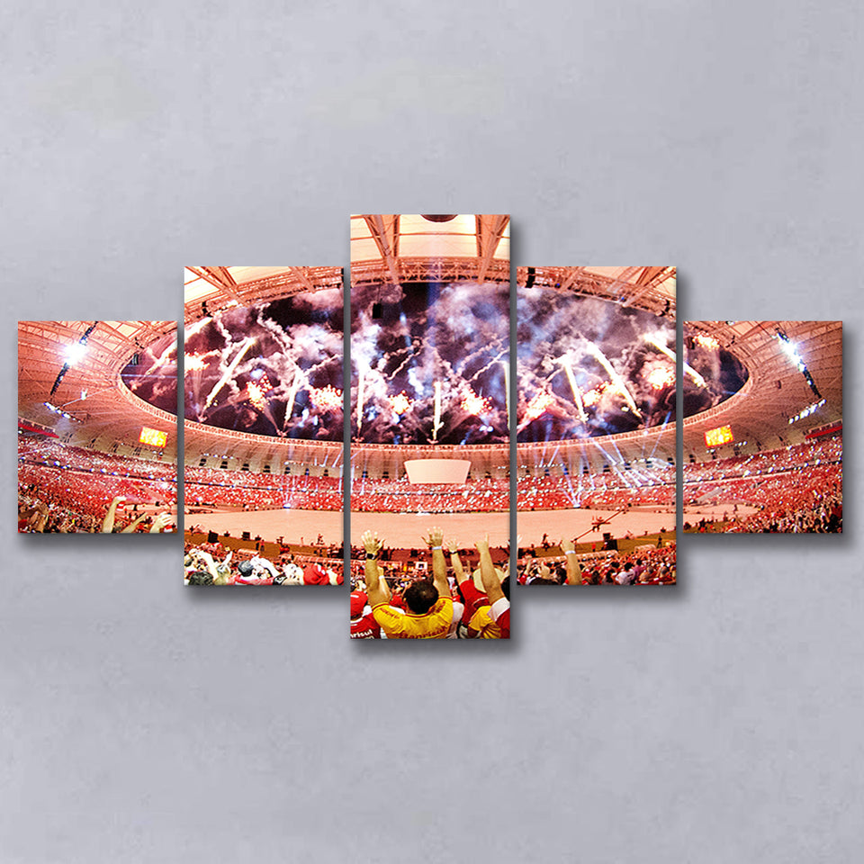Beira Rio Stadium Event, Stadium Canvas, Sport Art, Large Canvas, Multi Panels, Canvas Prints Wall Art Decor