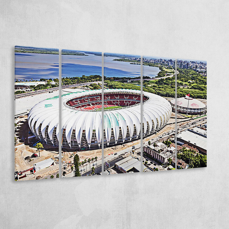 Beira Rio Stadium, Stadium Canvas, Sport Art, Gift for him,100 Multi Panels B, Canvas Prints Wall Art Decor