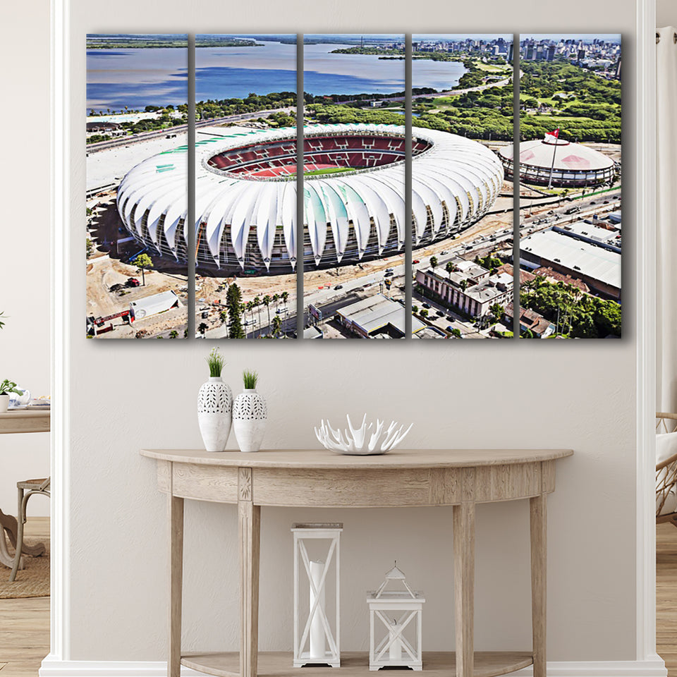 Beira Rio Stadium, Stadium Canvas, Sport Art, Gift for him,100 Multi Panels B, Canvas Prints Wall Art Decor