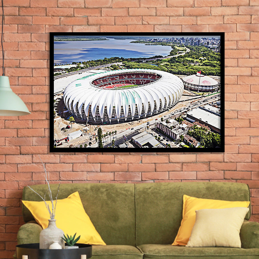 Beira Rio Stadium, Stadium Canvas, Sport Art, Gift for him,100 Framed Art Prints Wall Art Decor, Framed Picture