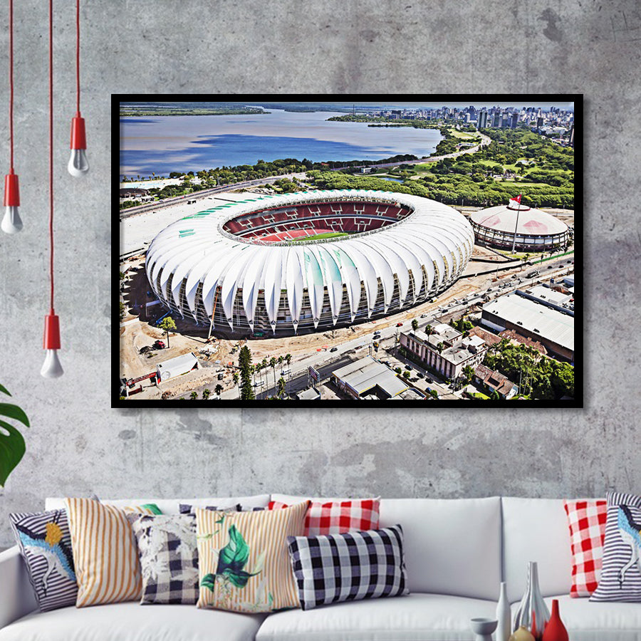 Beira Rio Stadium, Stadium Canvas, Sport Art, Gift for him,100 Framed Art Prints Wall Art Decor, Framed Picture