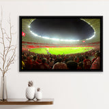 Beira Rio Stadium, Stadium Canvas, Sport Art, Gift for him, Framed Canvas Prints Wall Art Decor, Framed Picture