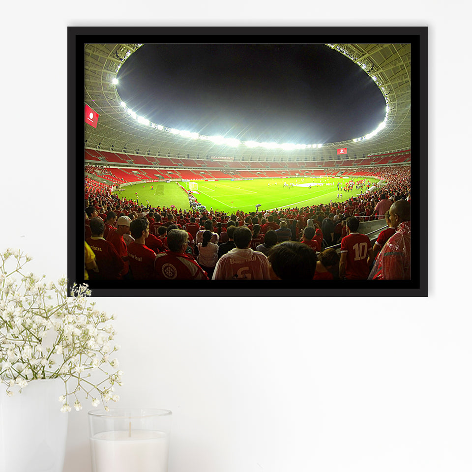 Beira Rio Stadium, Stadium Canvas, Sport Art, Gift for him, Framed Canvas Prints Wall Art Decor, Framed Picture