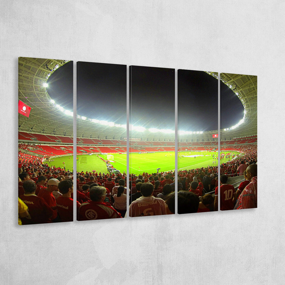 Beira Rio Stadium, Stadium Canvas, Sport Art, Gift for him, Multi Panels B, Canvas Prints Wall Art Decor