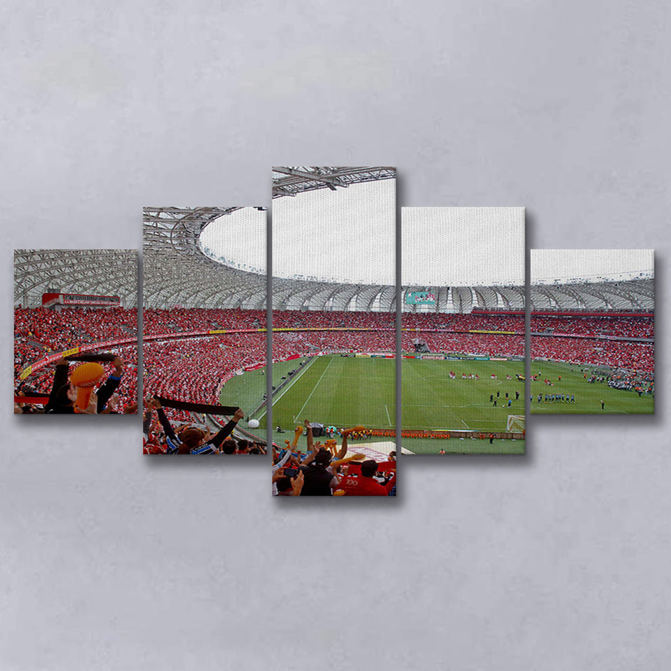 Beira Rio Stadium in Alegre, Stadium Canvas, Sport Art, Large Canvas, Multi Panels, Canvas Prints Wall Art Decor