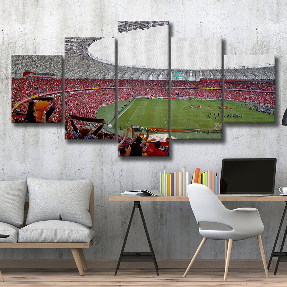 Beira Rio Stadium in Alegre, Stadium Canvas, Sport Art, Large Canvas, Multi Panels, Canvas Prints Wall Art Decor