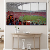 Beira Rio Stadium in Alegre, Stadium Canvas, Sport Art, Gift for him, Multi Panels B, Canvas Prints Wall Art Decor