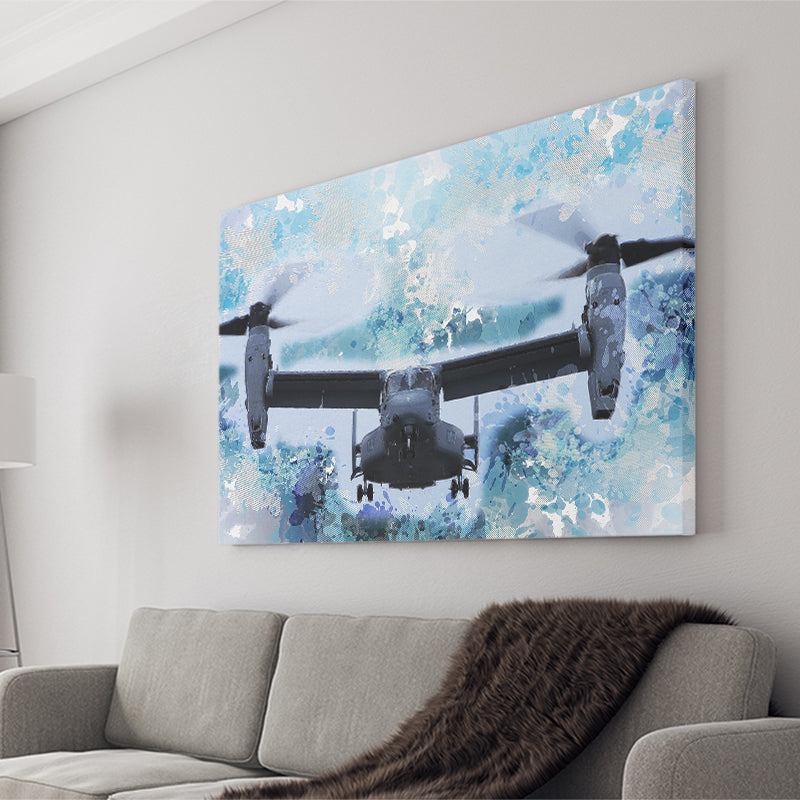 Bell Boeing V 22 Osprey Canvas Prints Wall Art Decor - Painting Canvas, Art Print, Home Decor, Ready to Hang