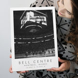Bell Centre Montreal Canadiens Ice Hockey Lovers Black And White Art Canvas Prints Wall Art Home Decor