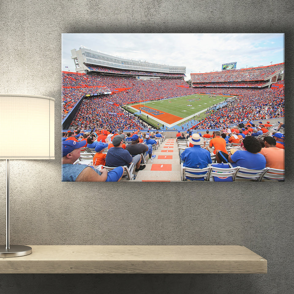 Ben Hill Griffin Football Stadium, Stadium Canvas, Sport Art, Gift for him, Fan Gift, Canvas Prints Wall Art Decor