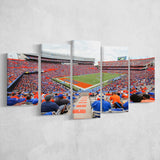 Ben Hill Griffin Football Stadium, Stadium Canvas, Sport Art, Large Canvas, Multi Panels, Canvas Prints Wall Art Decor