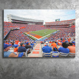 Ben Hill Griffin Football Stadium, Stadium Canvas, Sport Art, Gift for him, Fan Gift, Canvas Prints Wall Art Decor