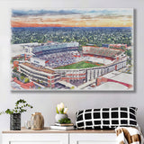 Ben Hill Griffin Stadium Florida Gators Stadium Watercolor, Sport Art Prints Fan Gift, Canvas Prints Wall Art Decor